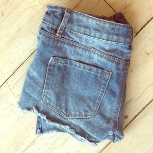 Forever 21 girls denim shorts